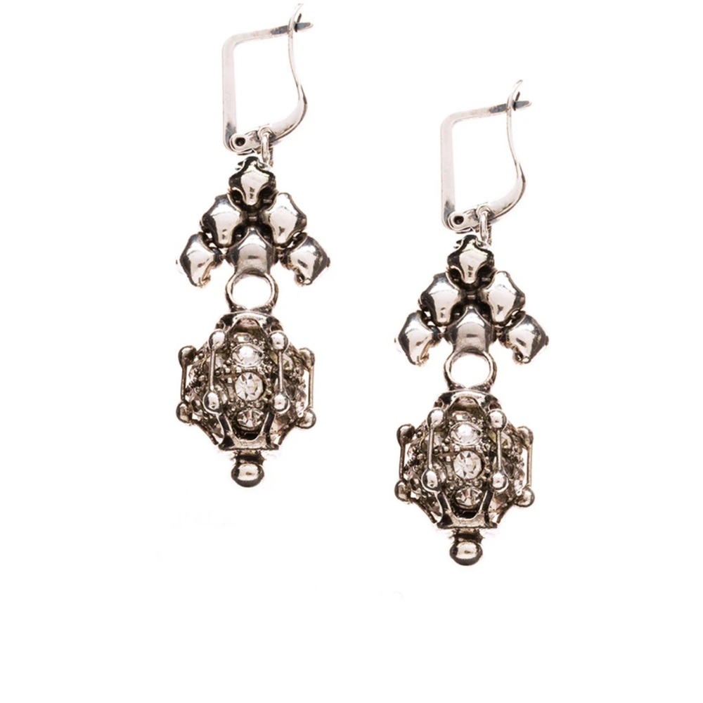 Elegant Silver Drop Earrings